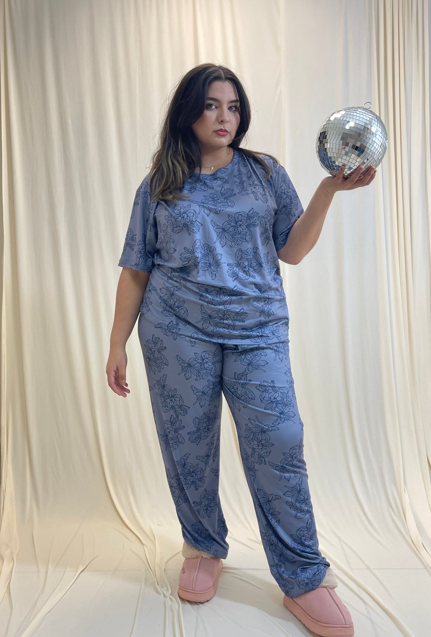 Pijama De Blusa Basica y Pantalon