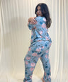Pijama De Blusa Camisera y Pantalon