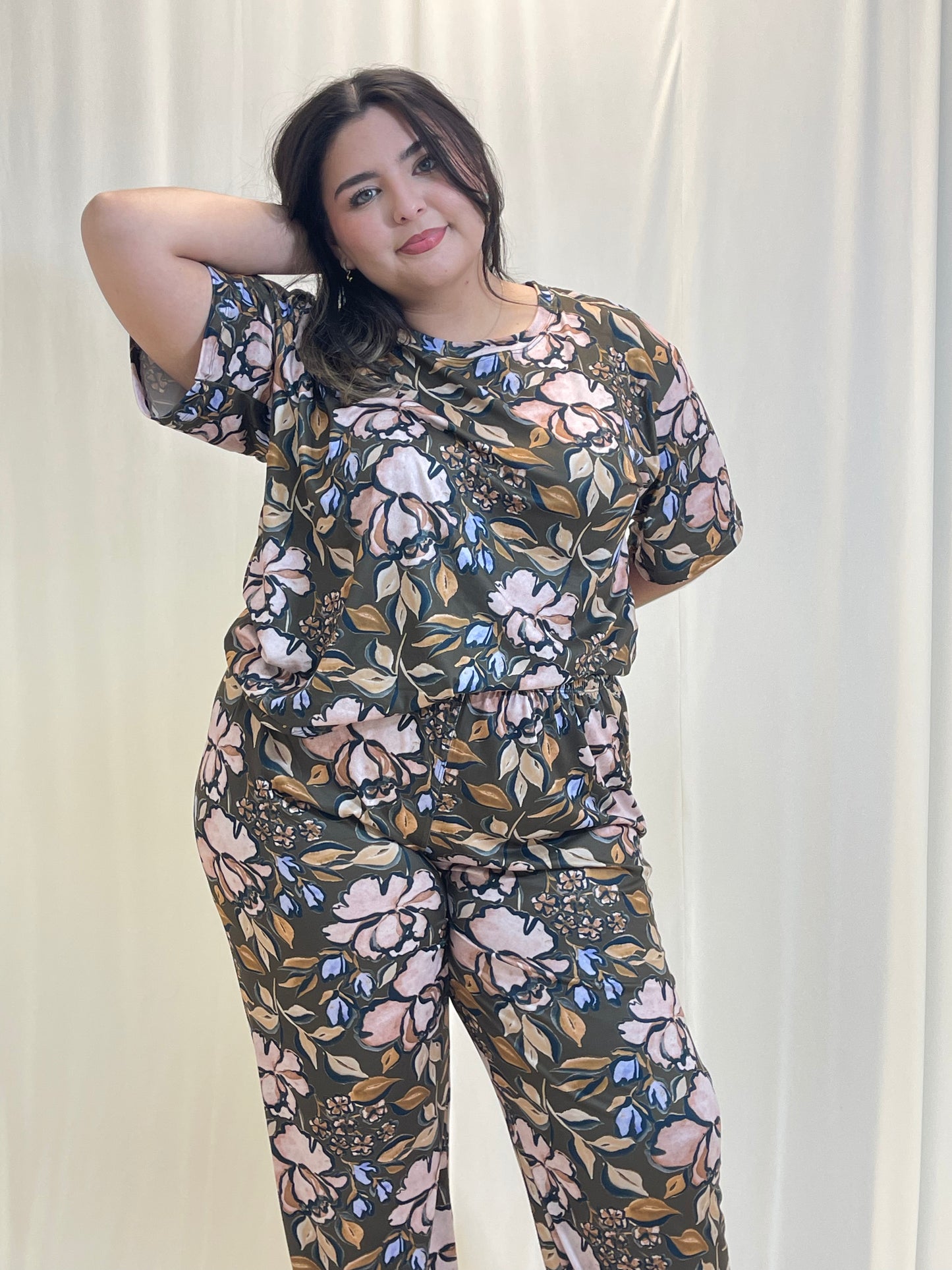 Pijama De Blusa Basica y Pantalon