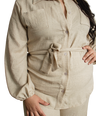 Set de blusa manga larga  y pantalón Con Piedras