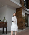Vestido Manga Larga Con Cinto