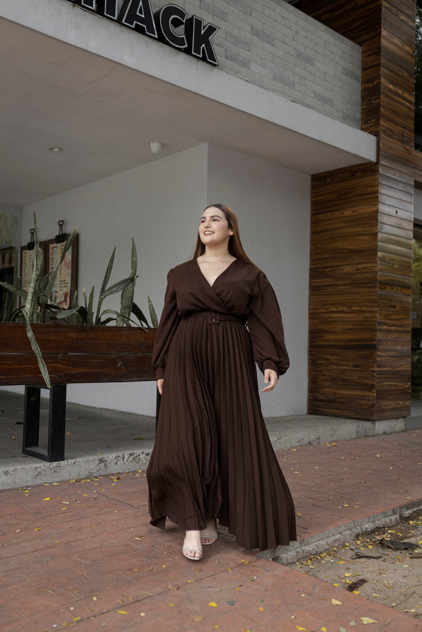 Vestido De Fiesta Manga Larga