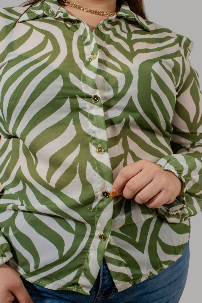 Blusa camisera Estampada