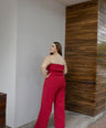 Set De Blusa con Smock y Pantalón