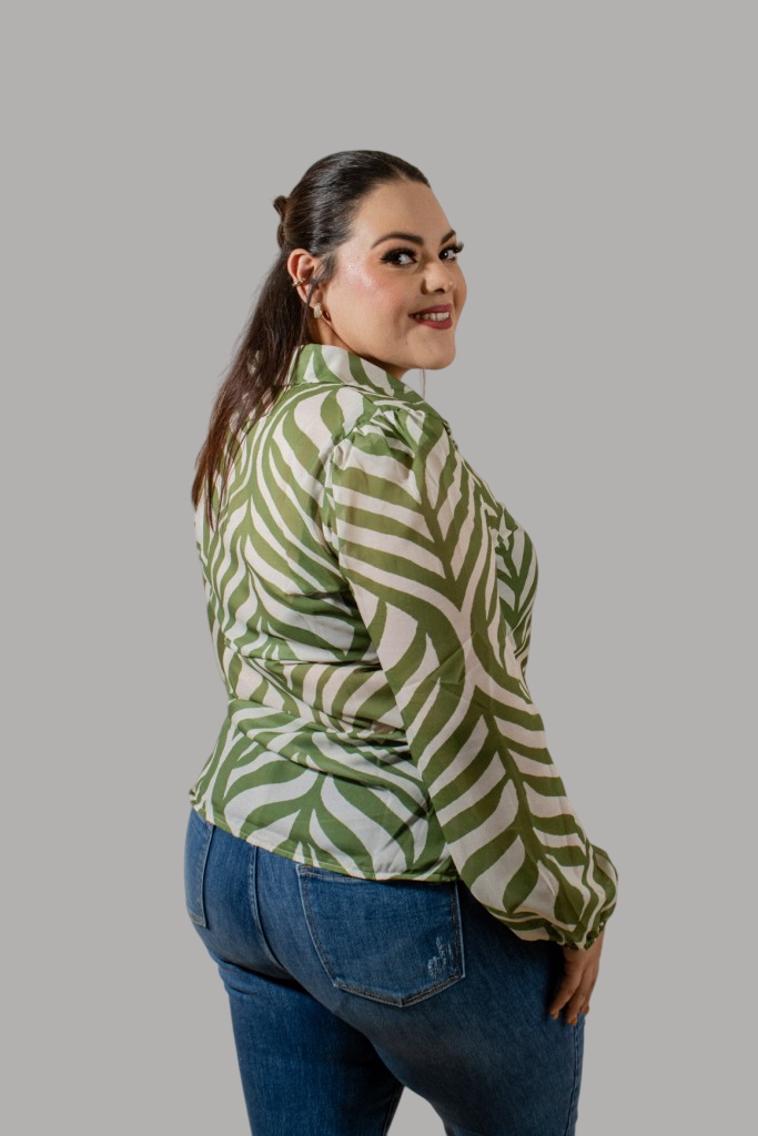 Blusa camisera Estampada