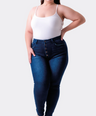 Jeans skinny deslavado