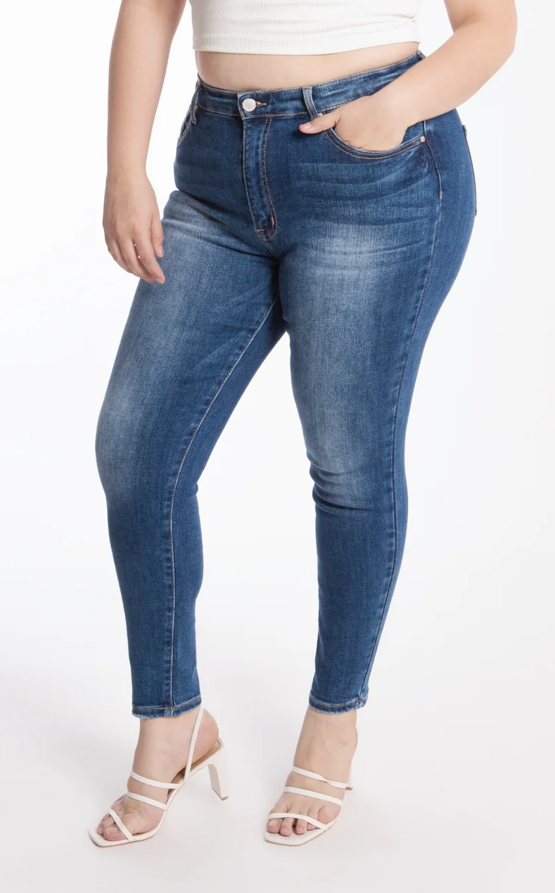 Jeans de mezclilla skinny