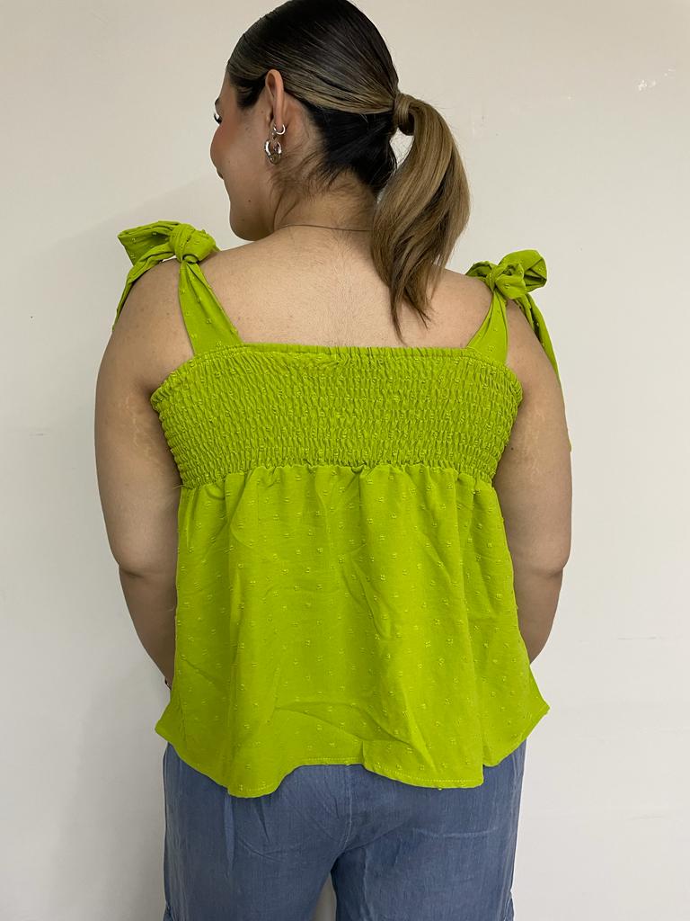 Blusa de tirante con Moño