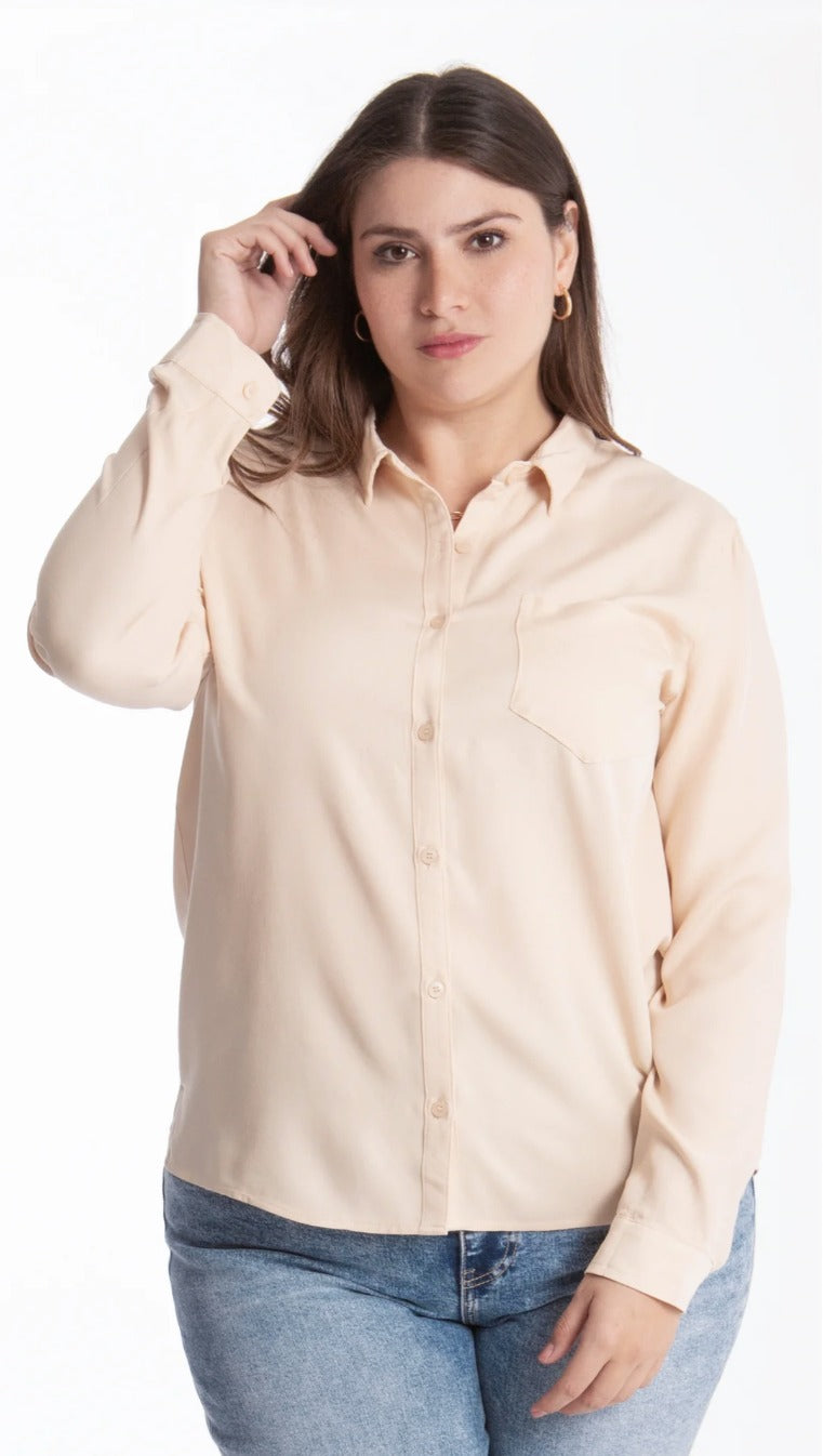 Blusa Camisera Manga Larga