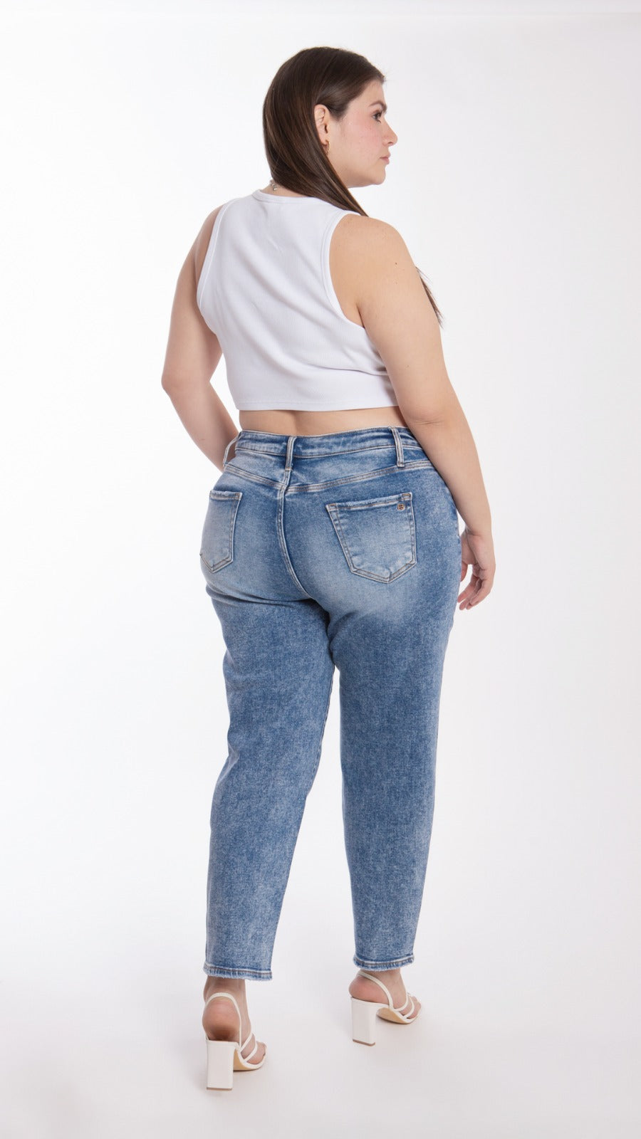 Jeans Corte Mom Fit