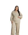 Set de blusa manga larga  y pantalón Con Piedras