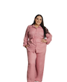 Set de blusa manga larga  y pantalón Con Piedras