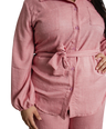 Set de blusa manga larga  y pantalón Con Piedras