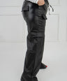 Pantalón Cargo De Piel