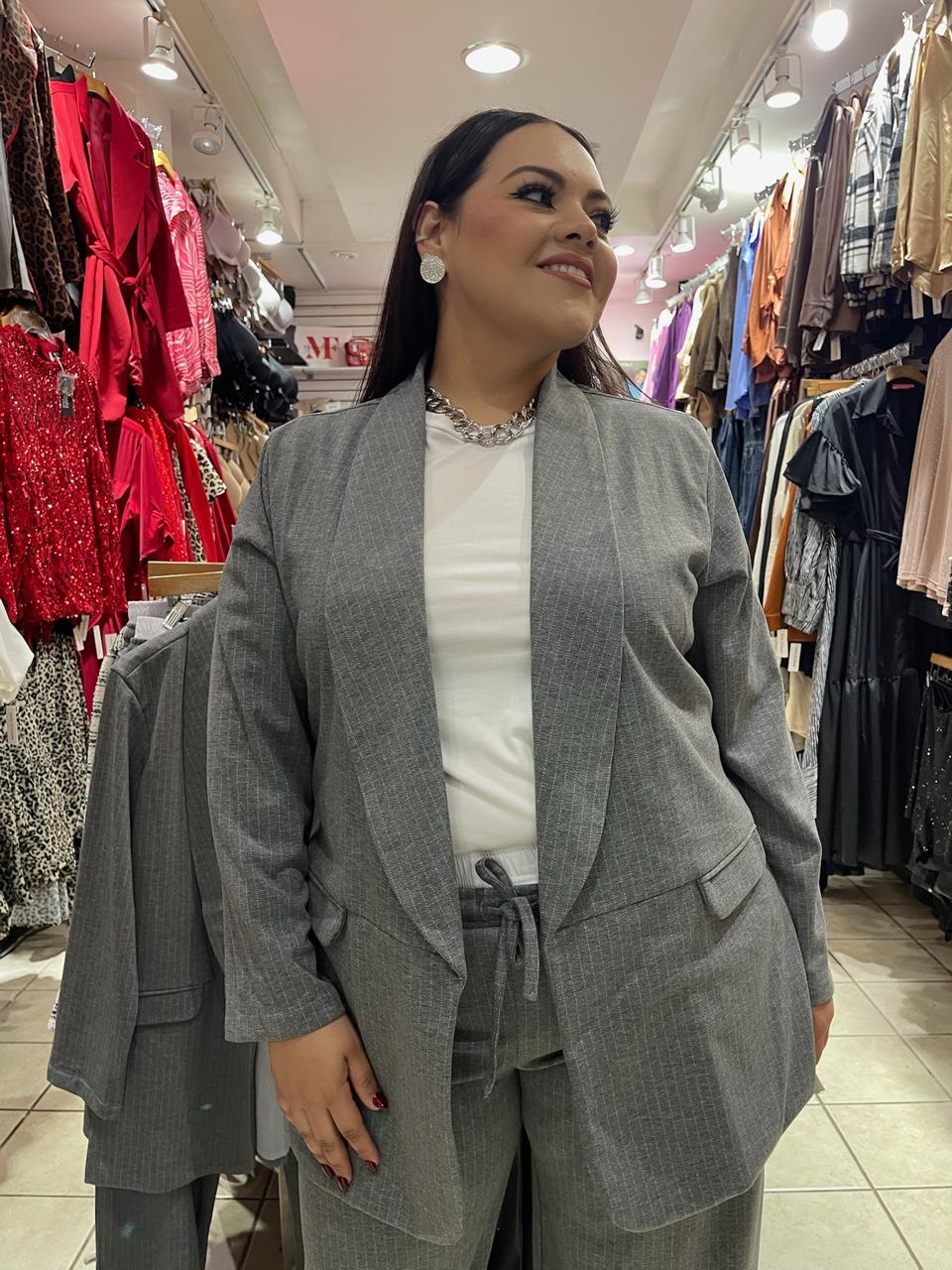 Set de blazer y pantalón