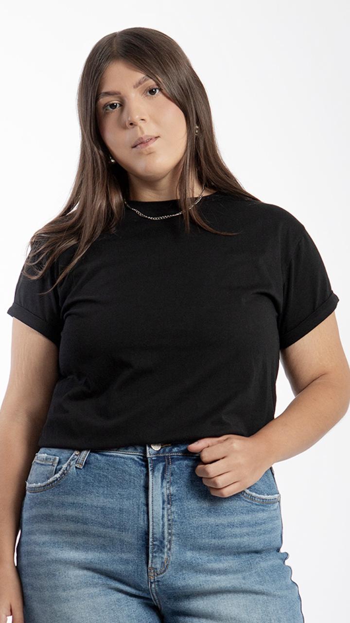 Blusa Básica Cuello Redondo