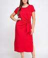 Vestido Con Lazo Midi