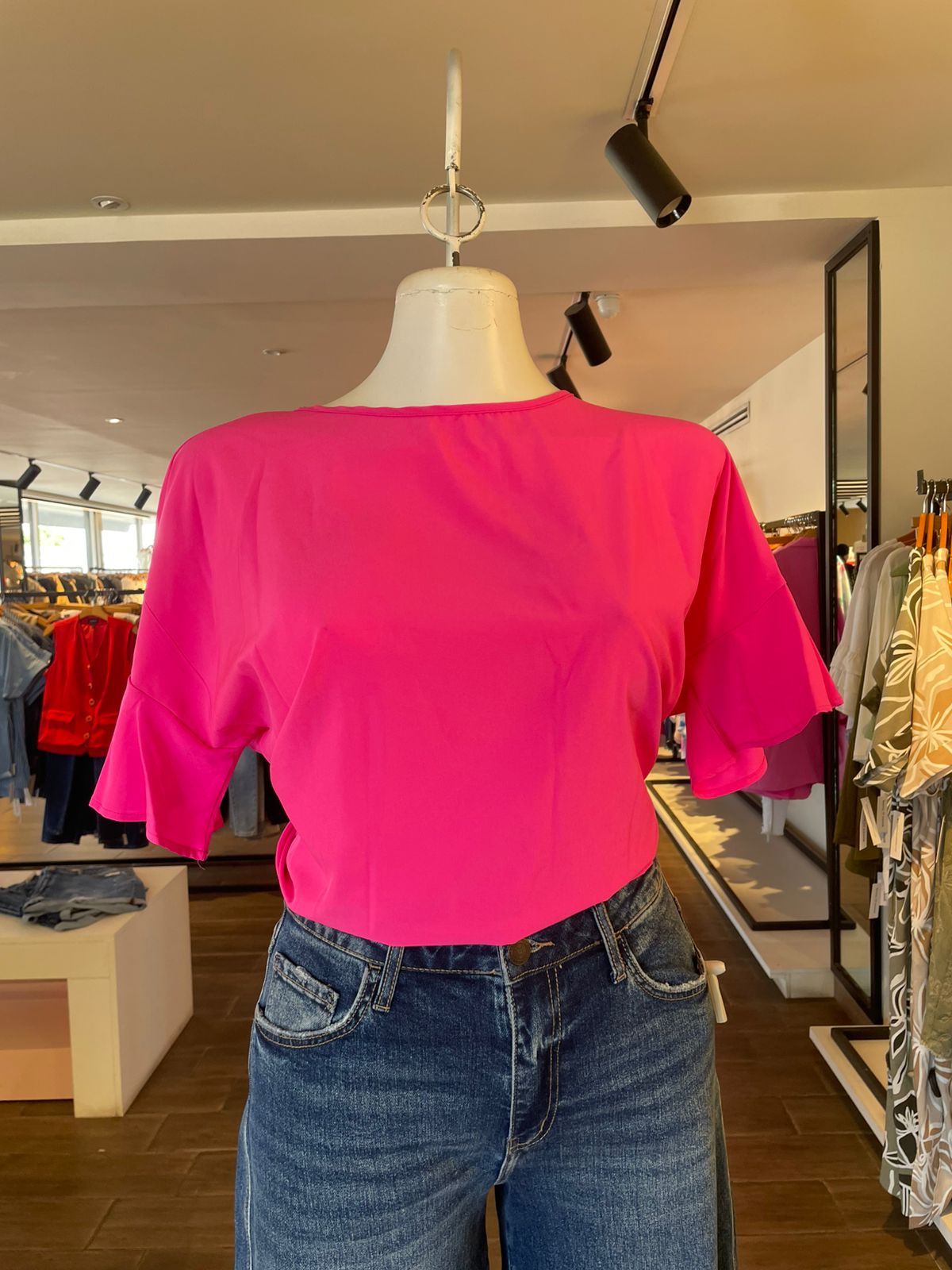 Blusa Moda Manga Corta