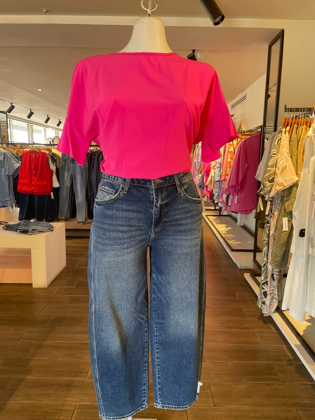 Blusa Moda Manga Corta
