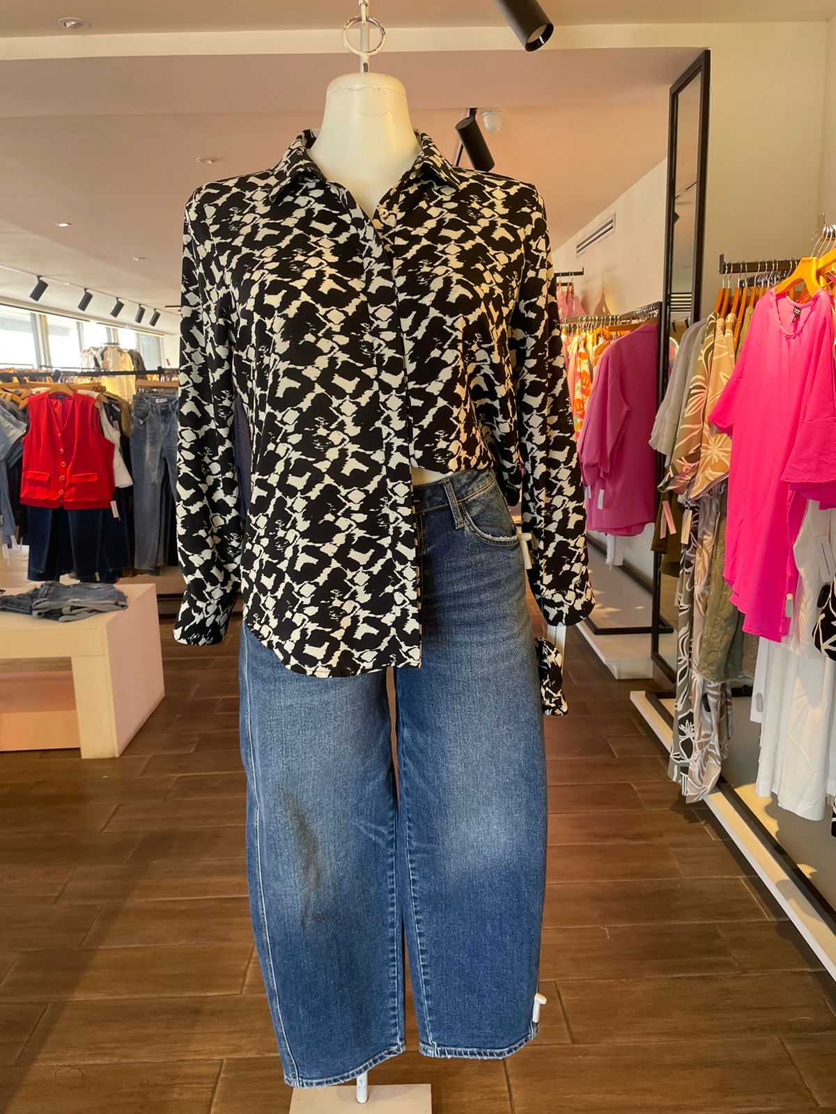 Blusa Moda Manga Corta