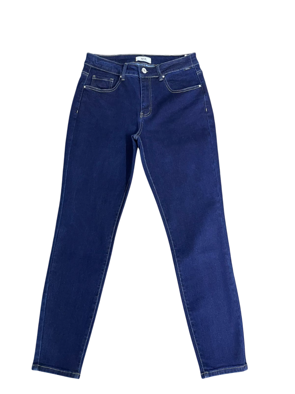Jeans Skinny Tiro Alto