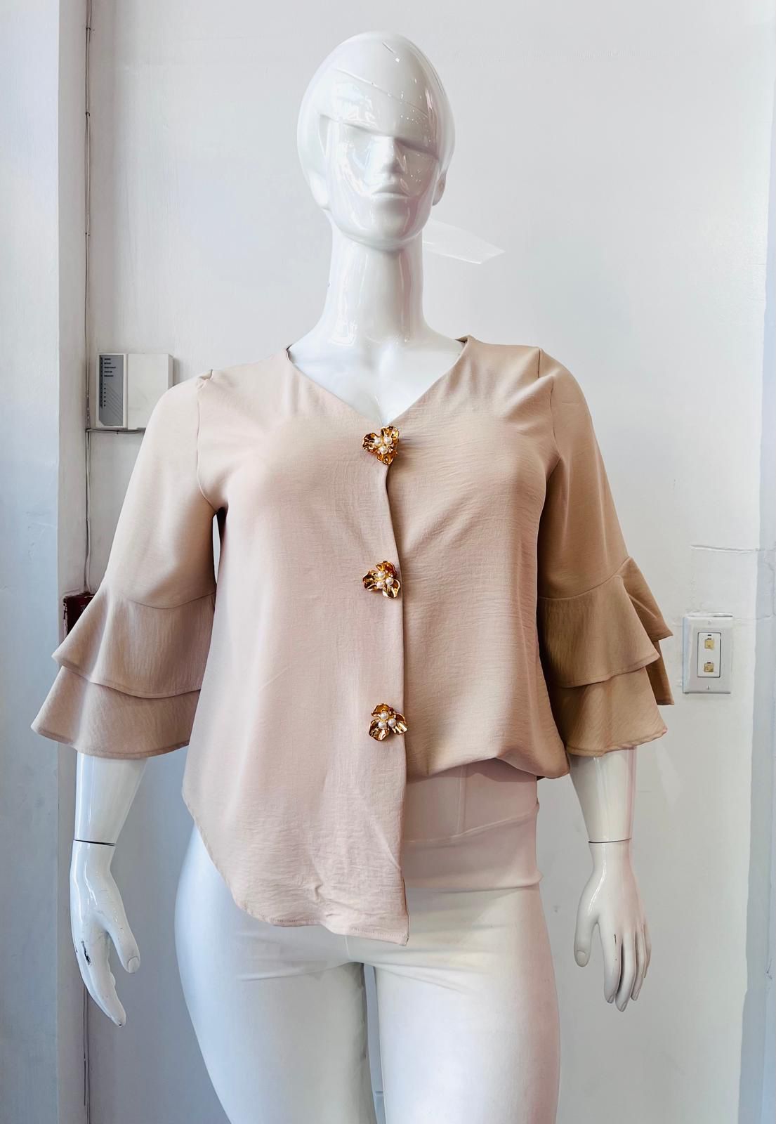 Blusa Con Aplicación