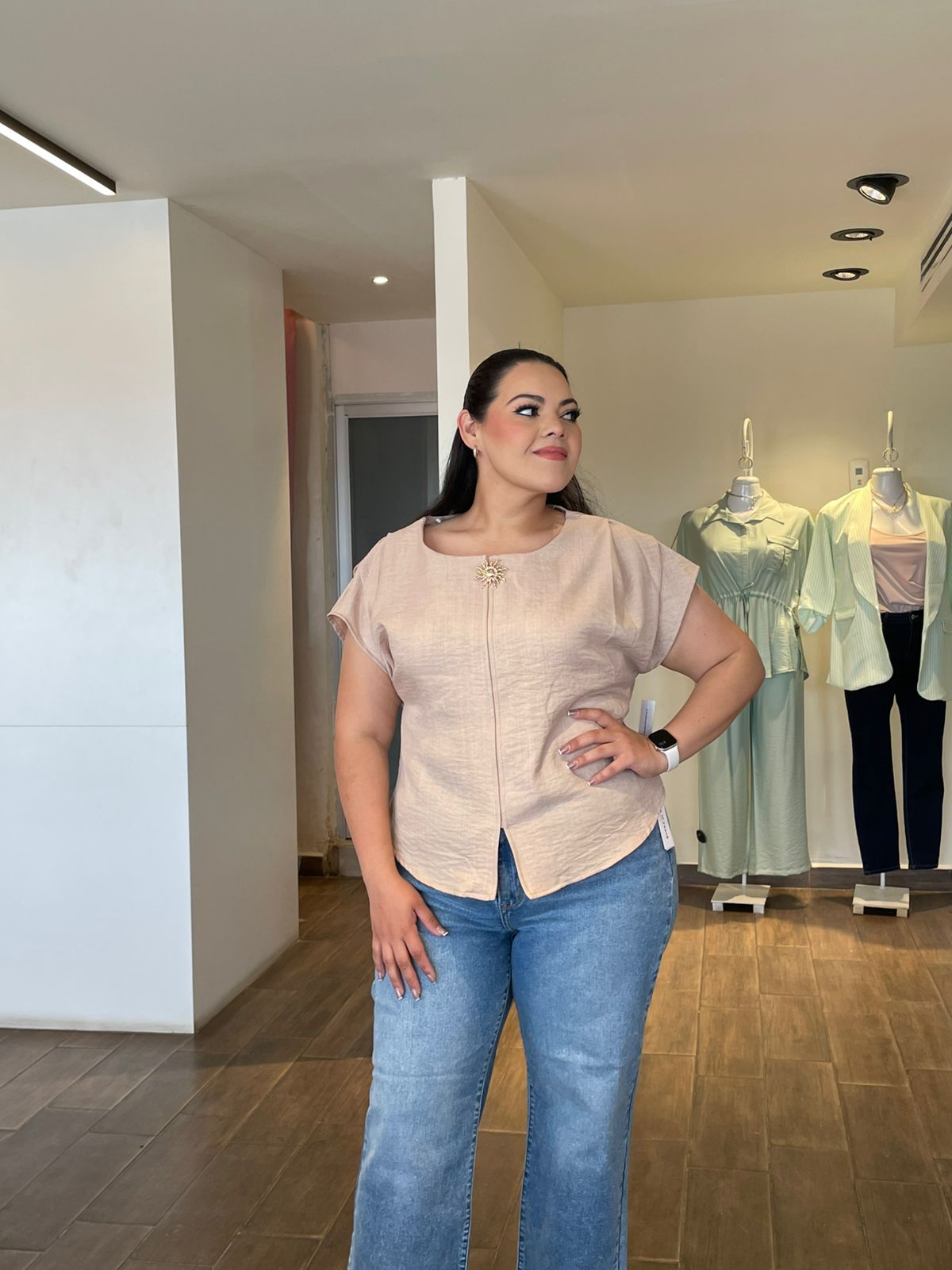 Blusa Con Aplicación