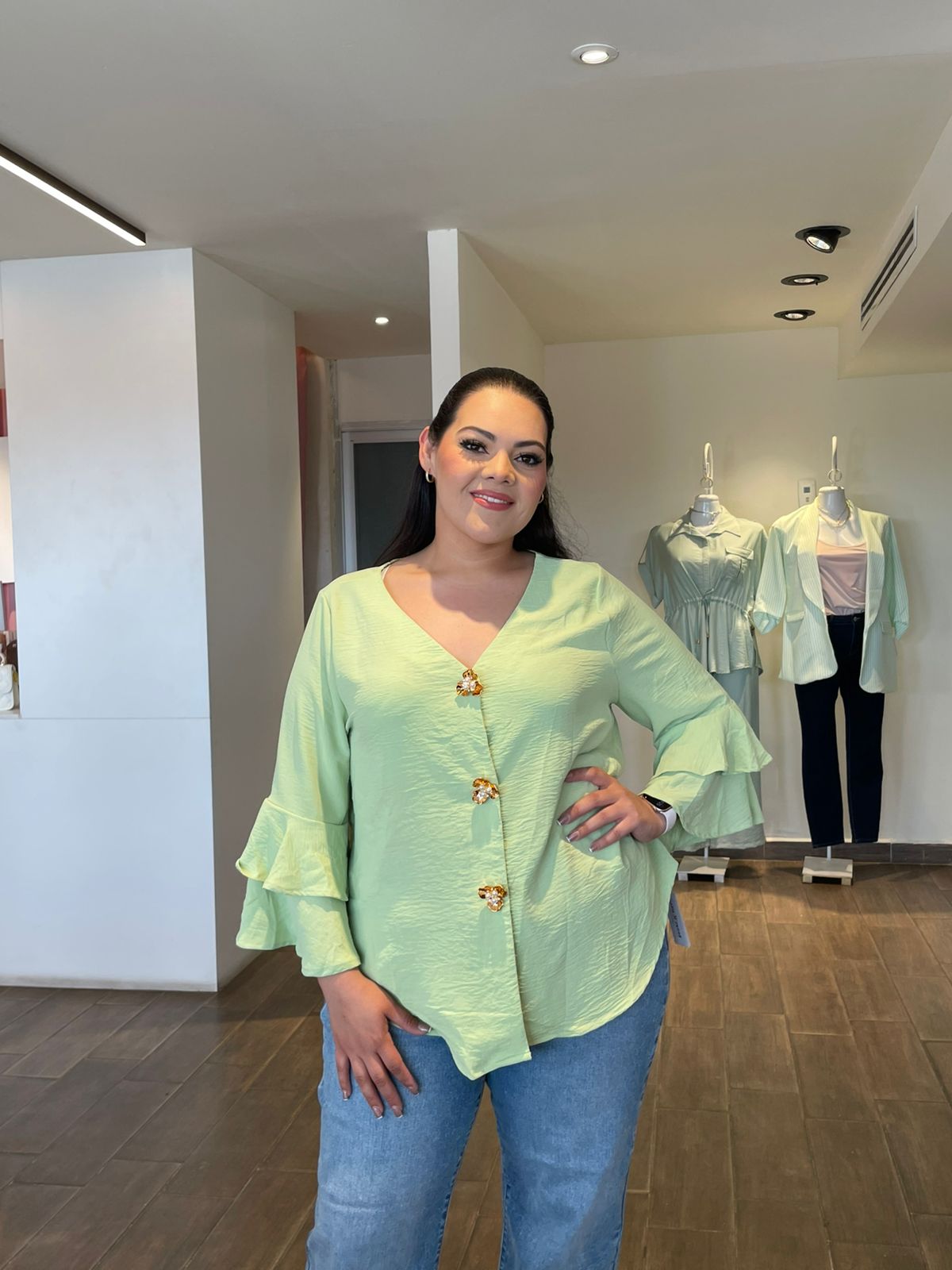 Blusa Con Aplicación