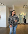 Blusa Camisera Estampada