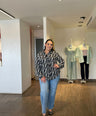 Blusa Camisera Estampada