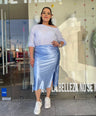 Falda En Satin Lisa