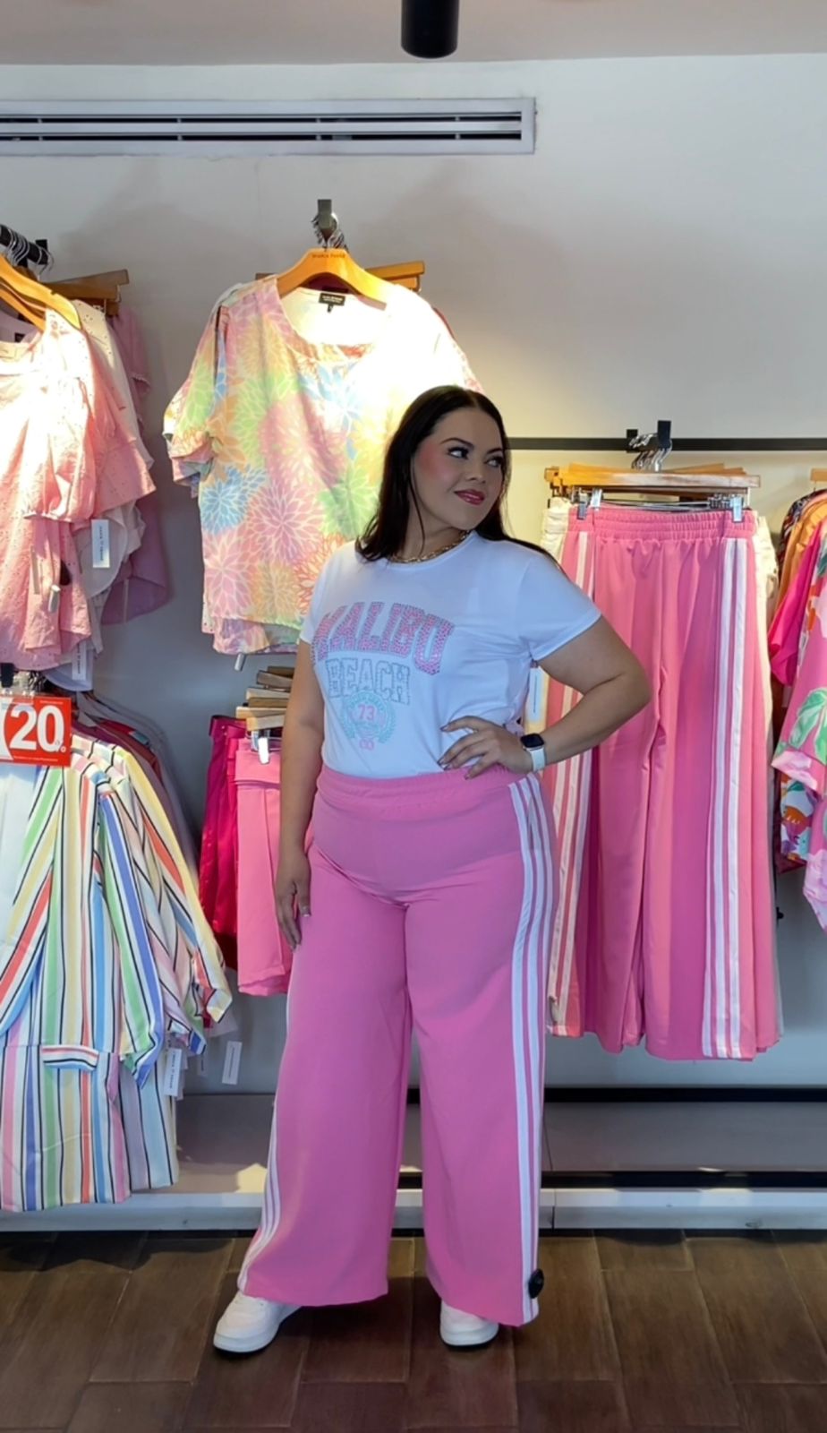 Pantalón Moda  Con Lineas