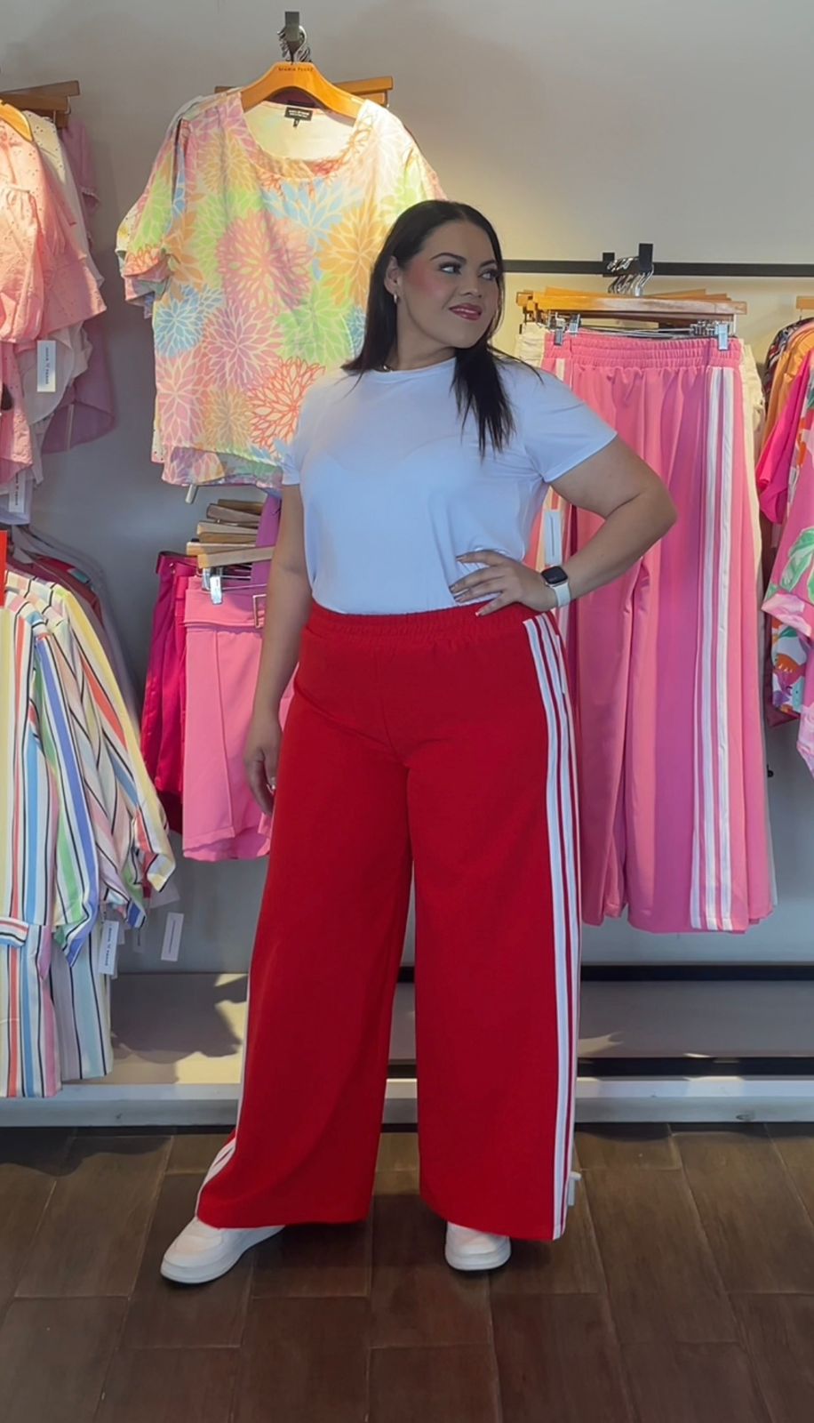 Pantalón Moda Con Lineas