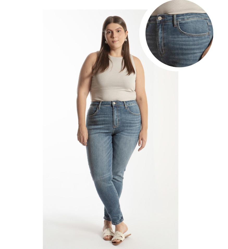 Jeans Skinny Deslavado