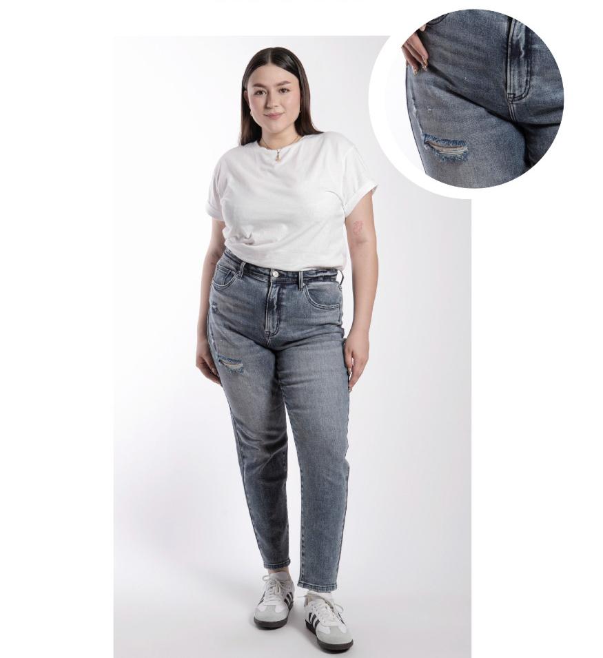 Jeans Skinny Deslavado