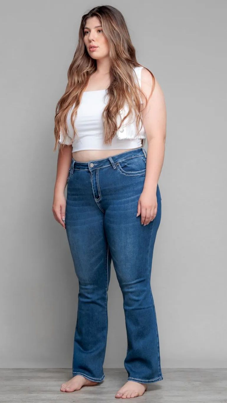 Jeans Mezclilla Flare
