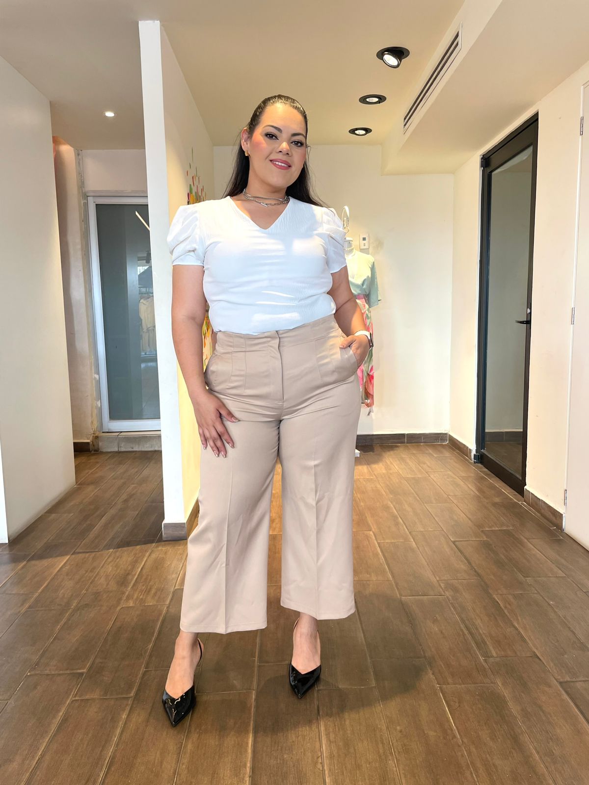 Pantalon Restir Recto Con Pinzas