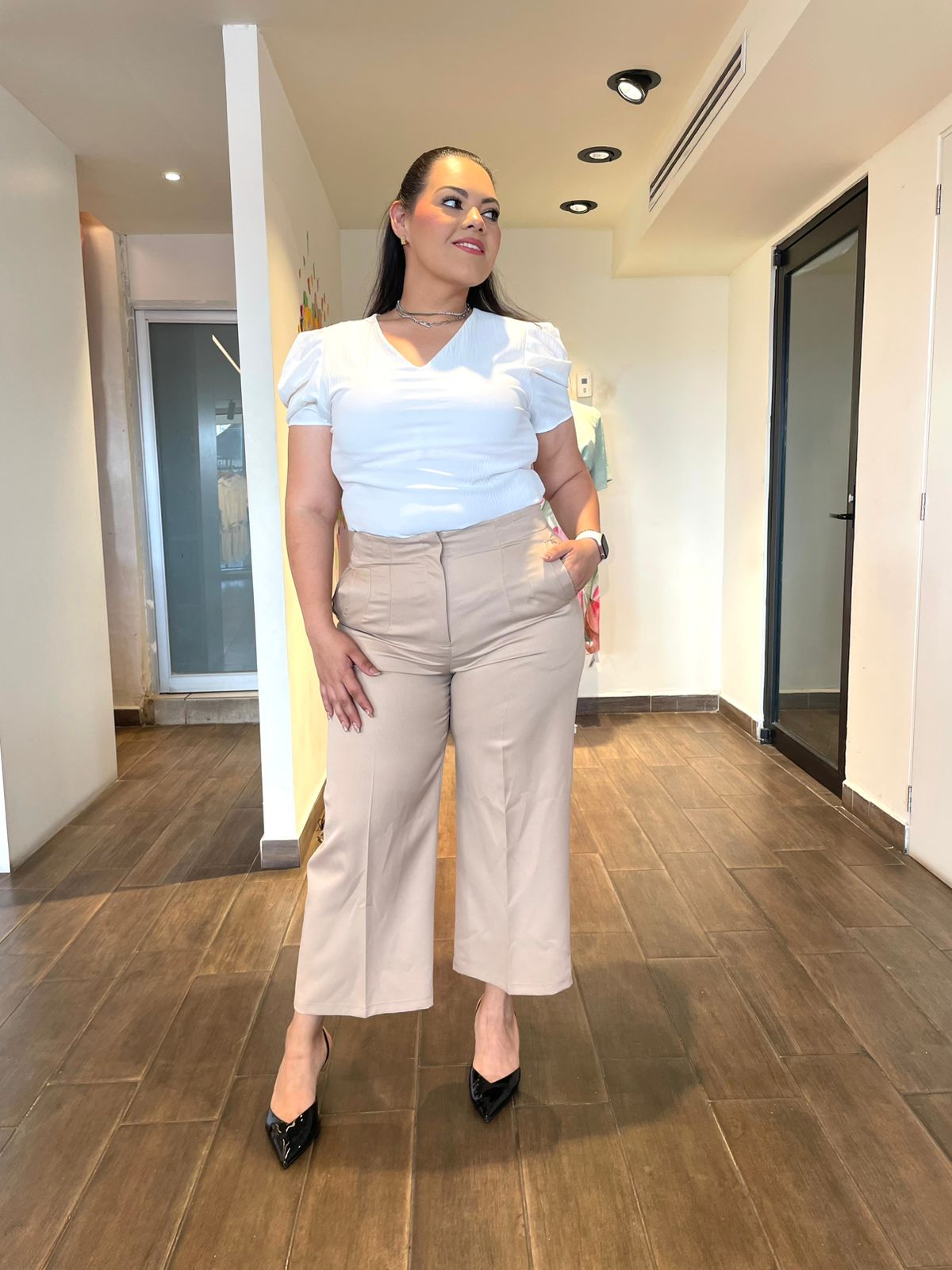 Pantalon Restir Recto Con Pinzas