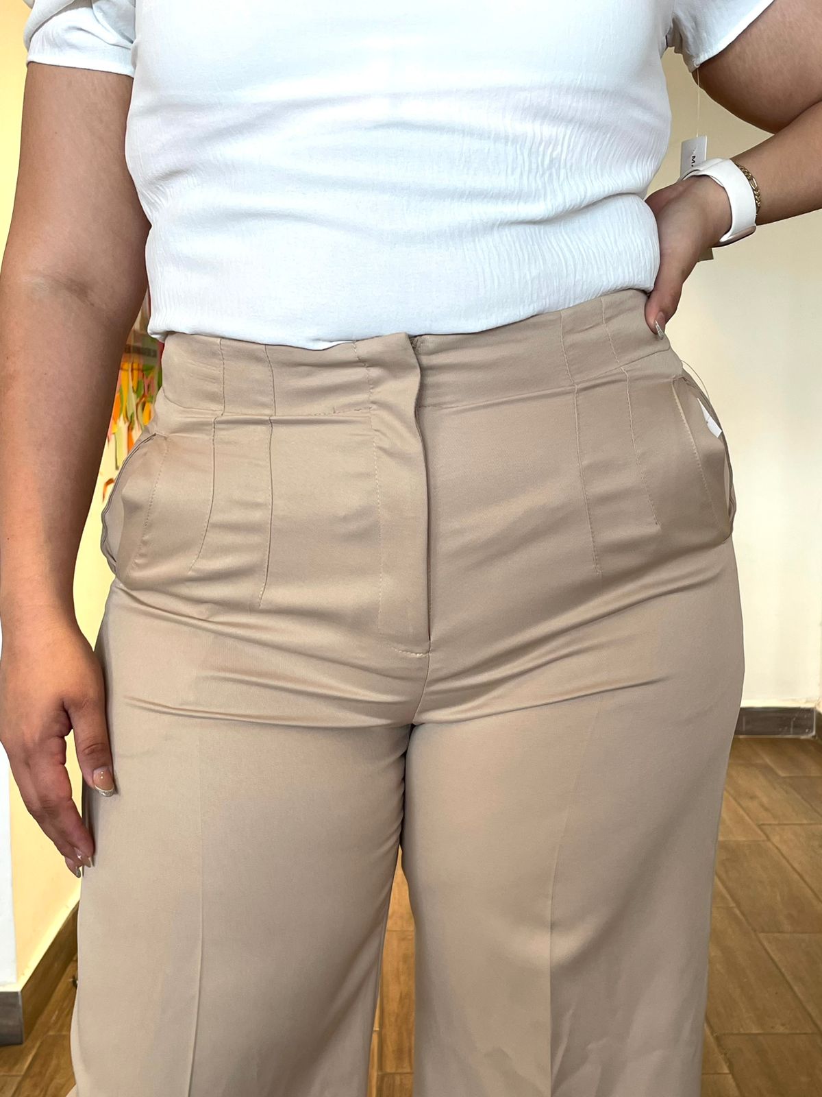Pantalon Restir Recto Con Pinzas