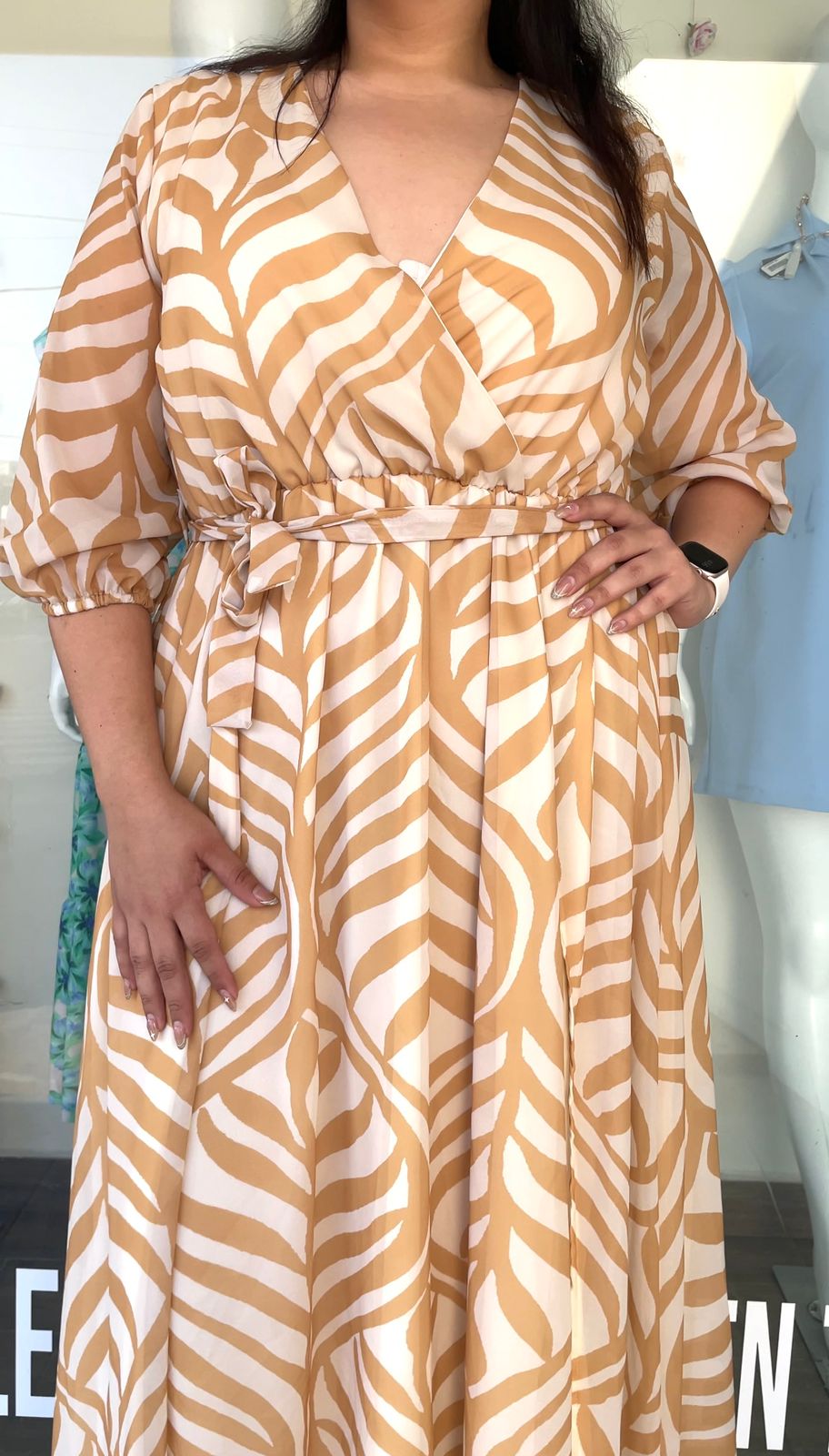 Vestido Con Lazo