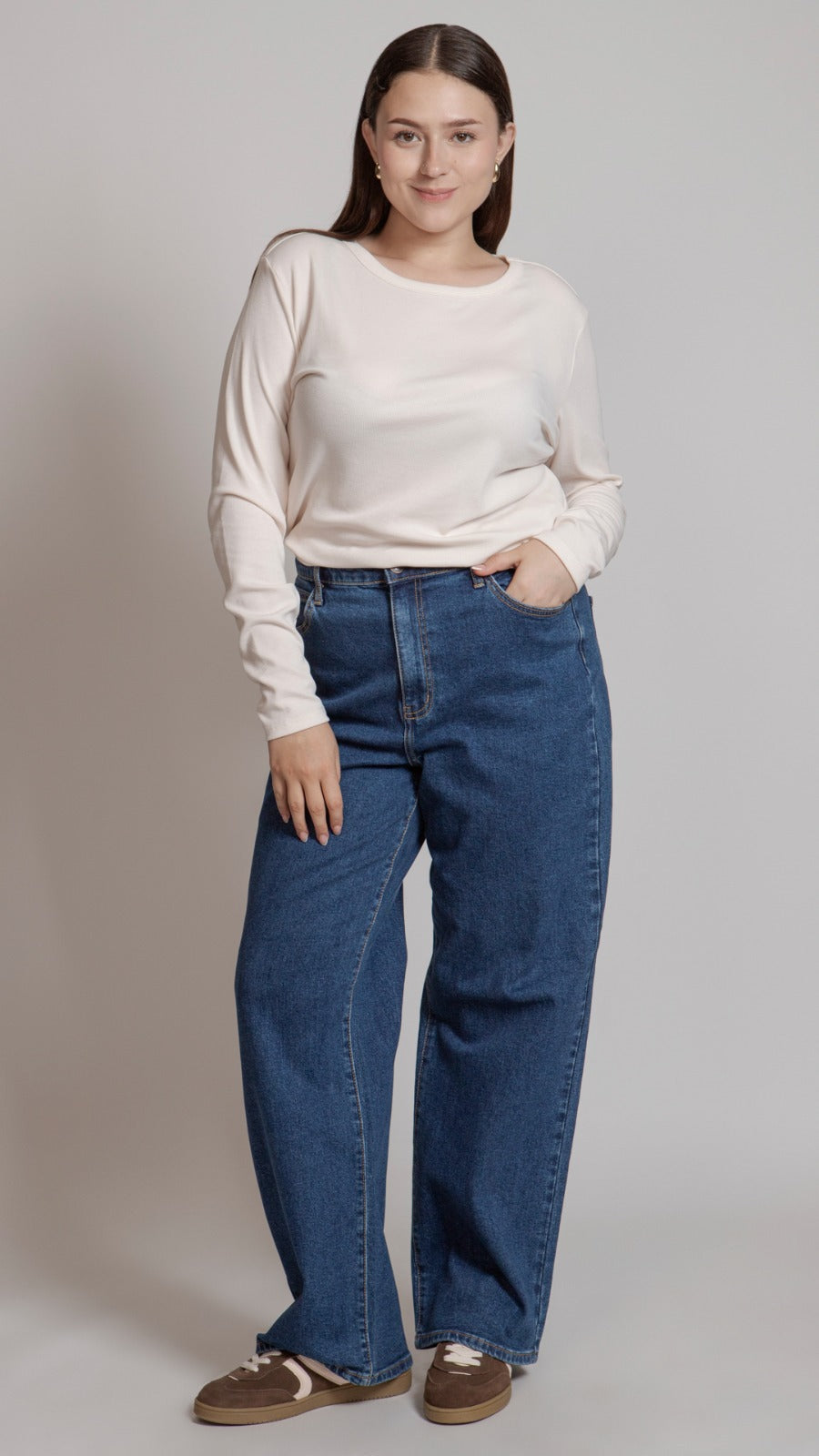 Jeans Mezclilla Wide