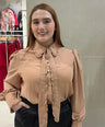 Blusa Moda Con Corbata