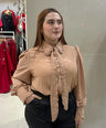 Blusa Moda Con Corbata