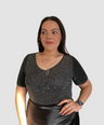 Blusa  Fiesta Brillosa