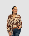Blusa Animal Print Vaca