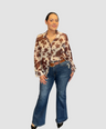 Blusa Animal Print Vaca