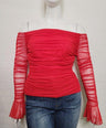 Blusa Mesh Manga Larga