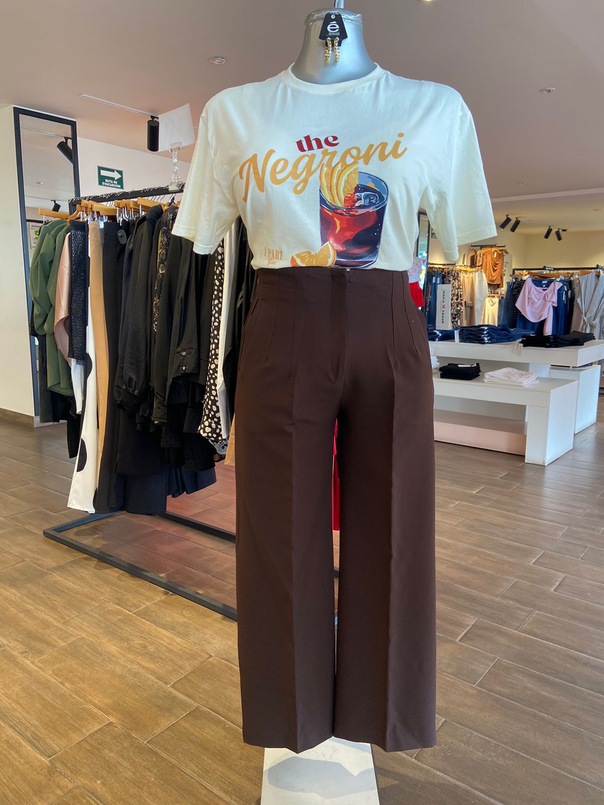 Pantalon Restir Recto Con Pinzas