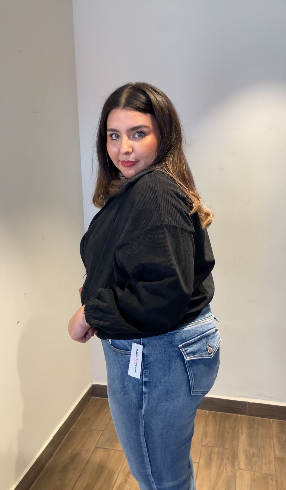 Chamarra de tipo pana