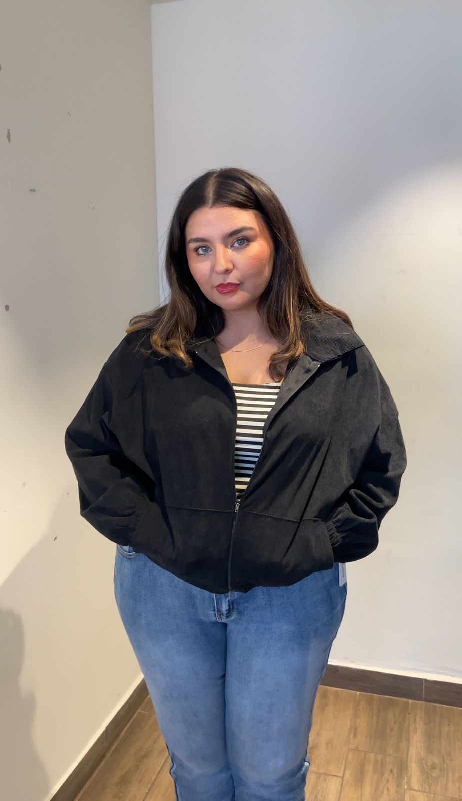 Chamarra de tipo pana